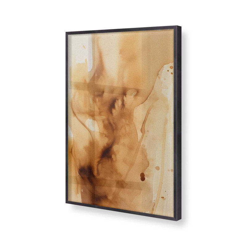 Burnt Echoes I, Weathered Zinc Single Picture Framed, 15.25" H x 12.25" W