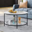Frame Coffee Table with Storage-2133274050