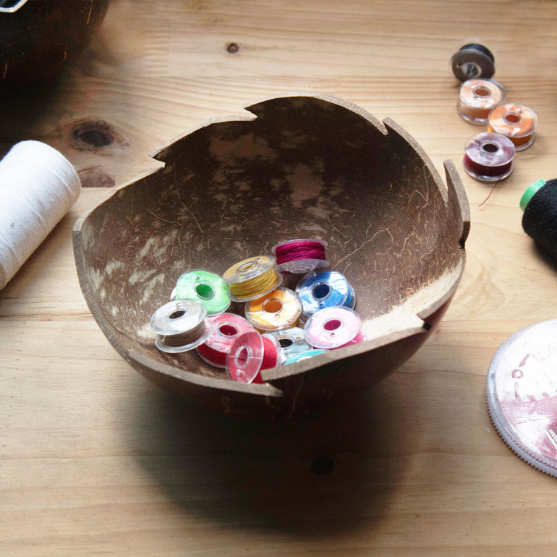 17 Stories Derri Coconut Shell Serving Bowl