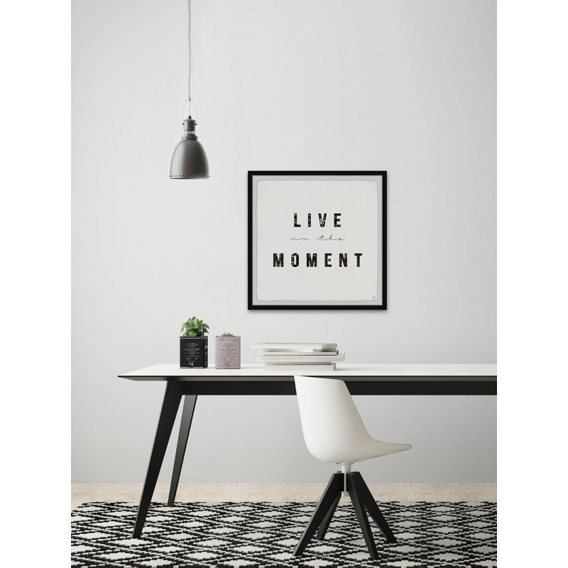 Live in the Moment II - Impression de photo sur papier, H 24 po x l 24 po x P 1,5 po