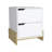 Luss Nightstand, Bedside Table With 2-Drawers-1042610239
