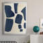«Blue P pièces I», reproduction sur toile encadrée-762526509-762526510