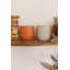 KitchenCraft Idilica Kitchen Canister with Beechwood Lid, 12 x 12cm, Putty-94408715-94408714