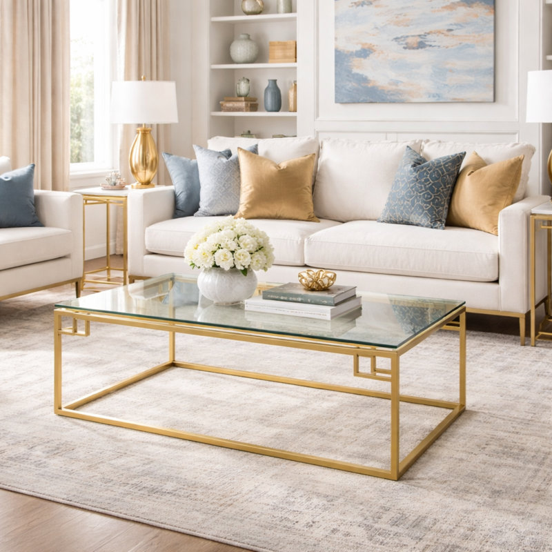 Allure Coffee Table, Gold