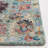Shuo Tufted Wool/Cotton Performance Floral Rug in Blue/Rust-353517908