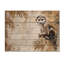 «Playful Monkey Primer In The Jungle IV», art mural moderne sur bois de pin naturel-658173657
