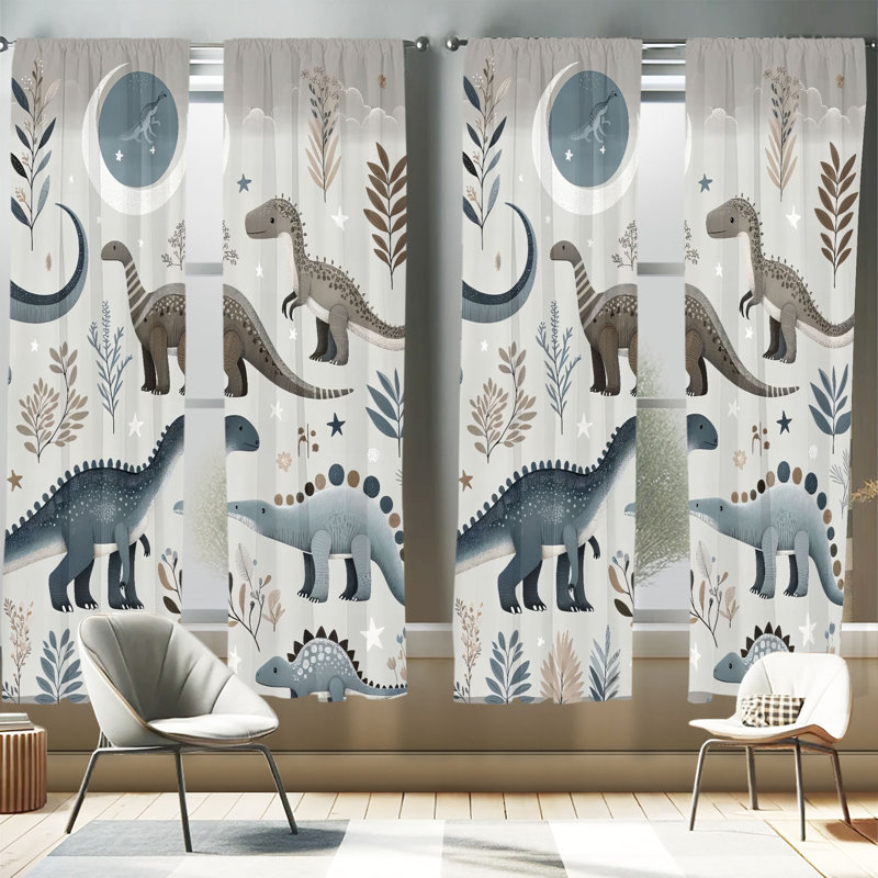 Semi Sheer Curtain, 56" W x 63" L