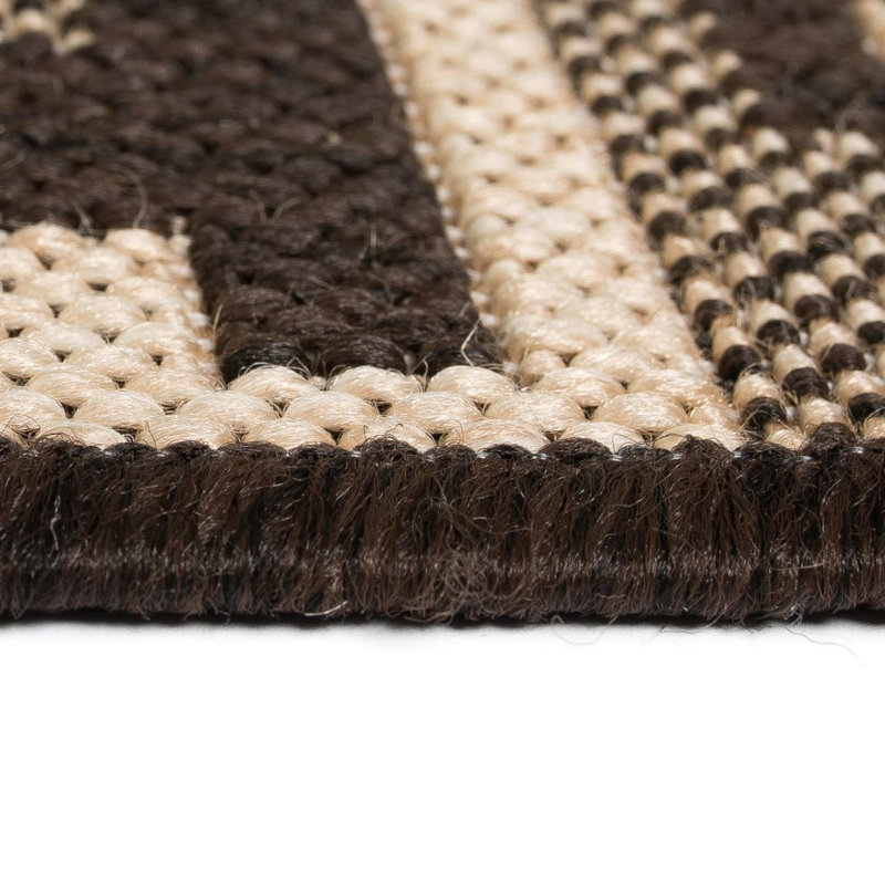 Bagtas Geometric Hand Woven Indoor / Outdoor Area Rug, Rectangle 120 x 170cm