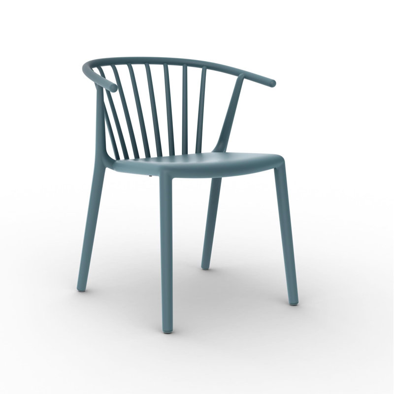 Chaise de patio Woody, Bleu rétro