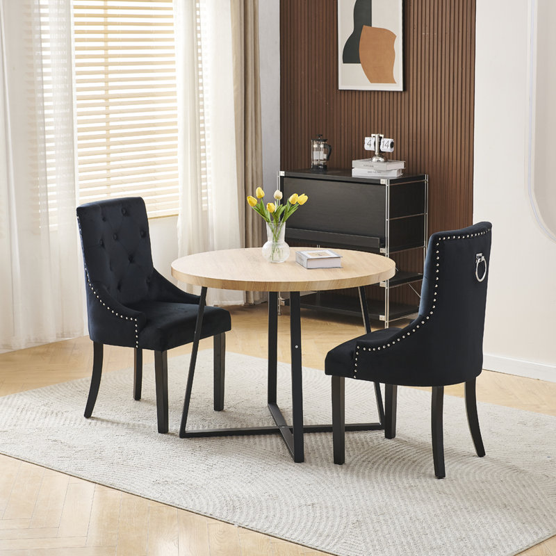 Dining Set, Black Ring Back Chairs#2