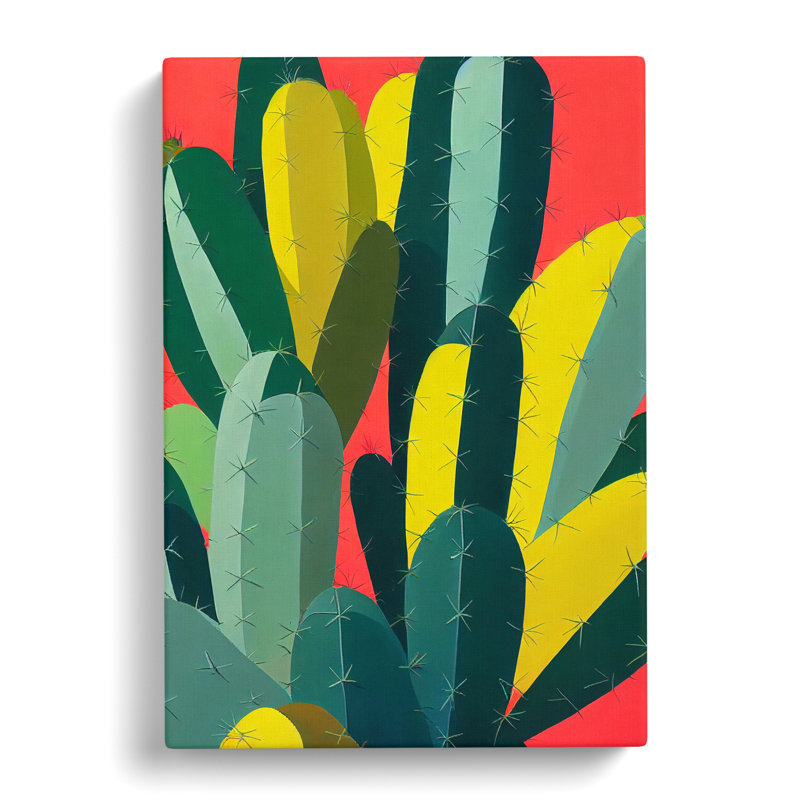 Cactus Cacti Vol.1 - Wrapped Canvas, 50cm H x 35cm W x 3cm D
