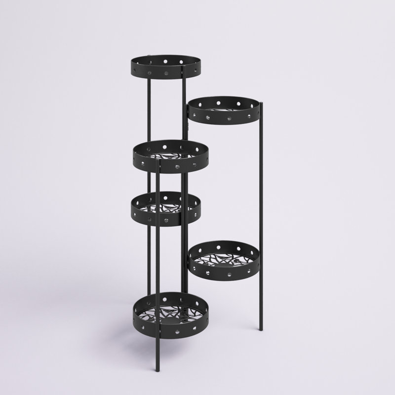 Support pour plante Aku, Noir