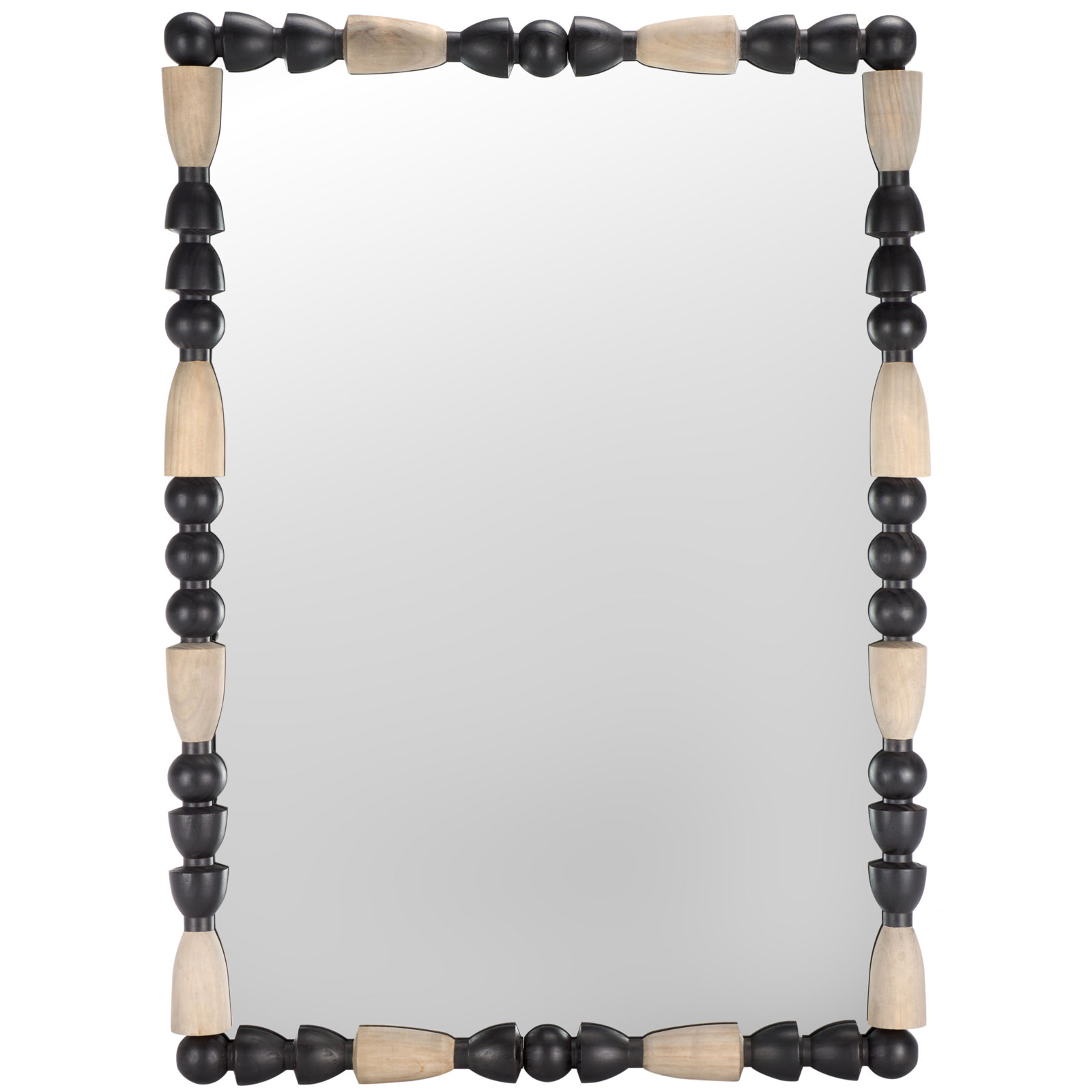 Emmalei 25" Pine Accent Mirror