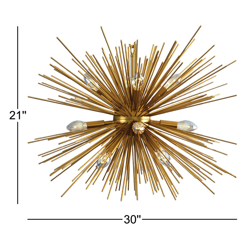 Lustre sphérique Spoutnik 12 lumières Duron