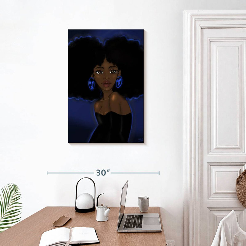 Leisha Betta Blues, 30" H x 20" W