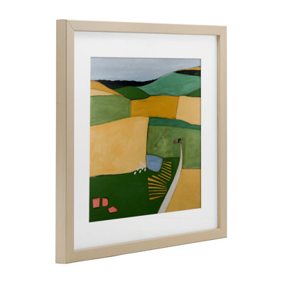 Cultivating Dreams Farmland, reproduction encadrée sous verre, conception de Ruth Fromstein