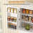 71.9'' Food Kitchen Pantry Storage Cabinet Kitchen Hutch with Drawer, 4 Doors and 6 Shelves-870558019