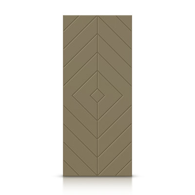 Porte standard à panneaux en bois