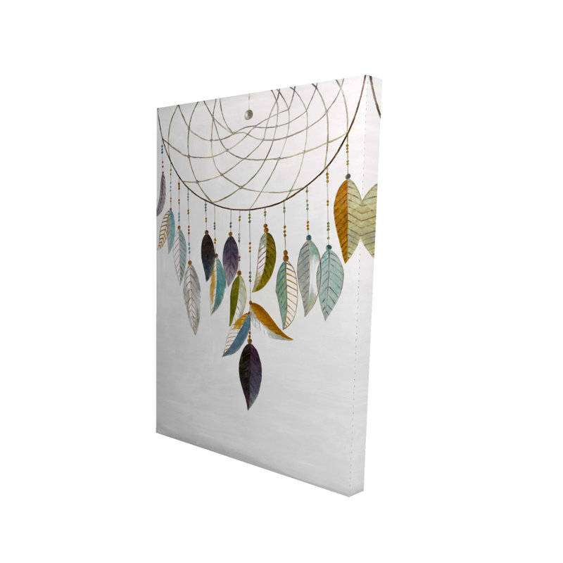 Dreamcatcher with Feathers - Bedroom Canvas Home Decor