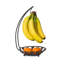 Porte-banana à rayures Carpendale