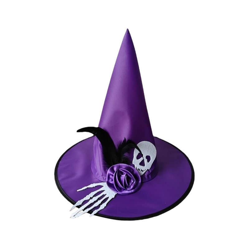 Décoration d'Halloween Chapeau de sorcière d'Halloween Déguisement de sorcière pour adultes, MRA