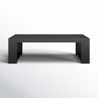 Hoyt 47.25” Outdoor Aluminum Coffee Table