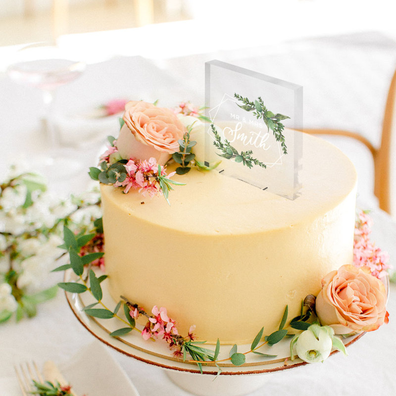 Acrylic Cake Topper