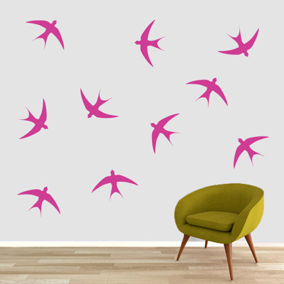 Décalcomanie murale oiseau d’ingestion