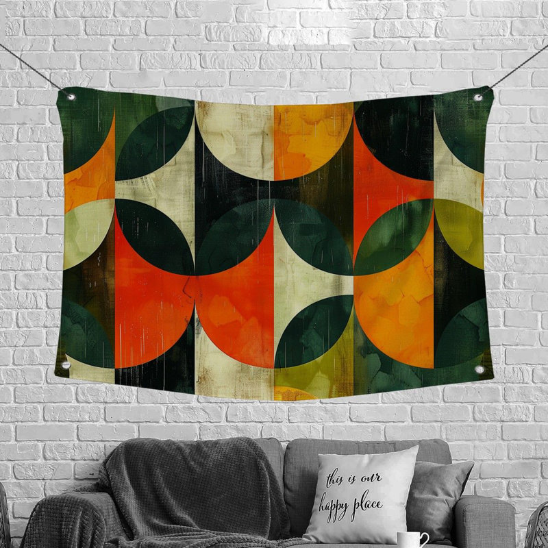 Tapisserie en microfibre, H 88 po x l 104 po