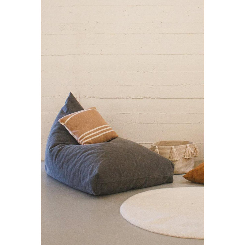 Big Puff Emily Gray, Gray Cotton Blend