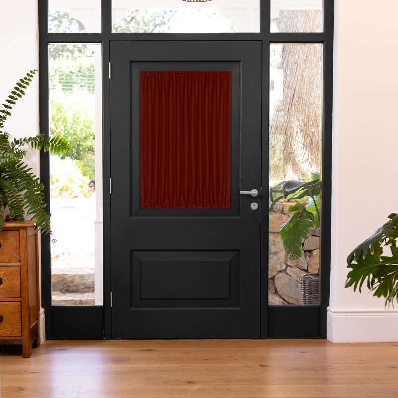 Panneau de rideau simple Lamesa, L 54 po x L 40 po, Marsala