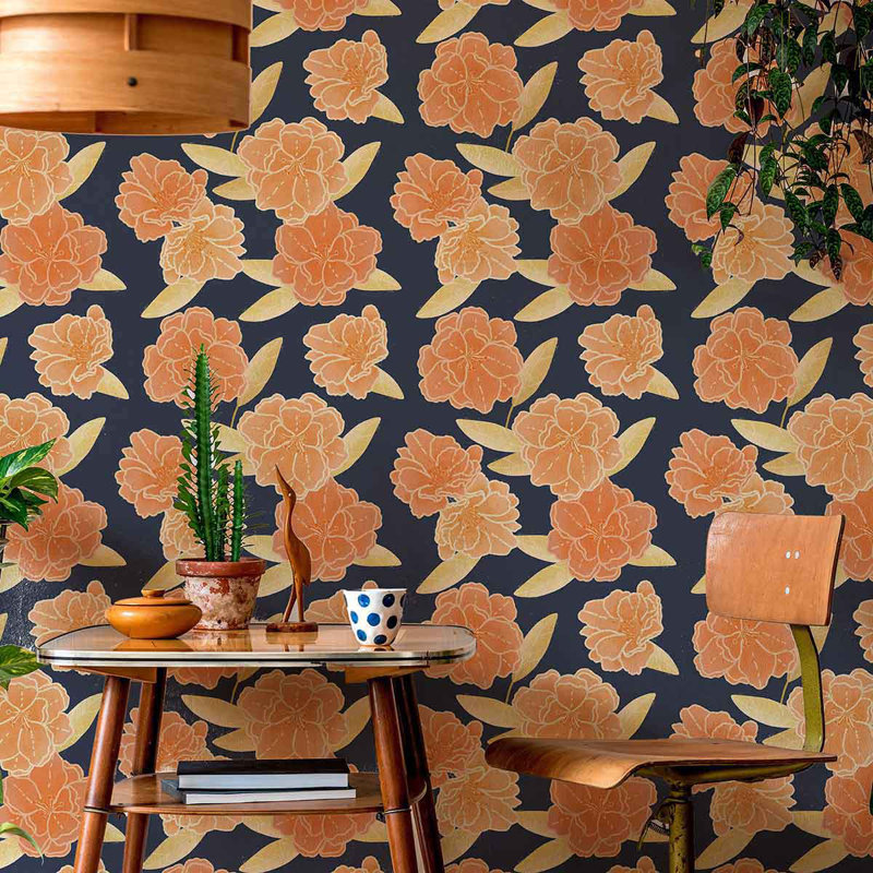 Panneau de papier peint adhésif Blossoms, L 126 po x l 24 po