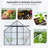 8X6FT-Black Double Door Polycarbonate Greenhouse Raised Base And Anchor Aluminum Heavy Duty Walk-In Greenhouses For Outdoor Backyard In All Season-123375621-123375623