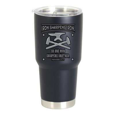 Verre aiguiseur en fer noir 30 oz