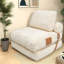 Canapés-lits compressibles, lit d'appoint 3 en 1 en velours côtelé, mobilier compact et moderne pour la maison