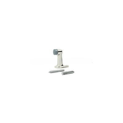 Pare-chocs de porte de plancher DELB278U14 Deltana de 2 7/8 po, laiton massif, nickel poli