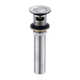 Pop-Up Bathroom Sink Drain Stopper with Overflow