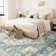 Washable Soft Vintage Rug Fashion Floral Rug For Living Room Dorm Decor