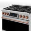 Cuisinière au gaz professionnelle de 36 po avec panneau tactile inclinable Gordon Ramsay de THOR Kitchen-110998080