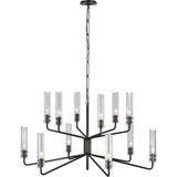 AERIN Casoria Large Two-Tier Chandelier