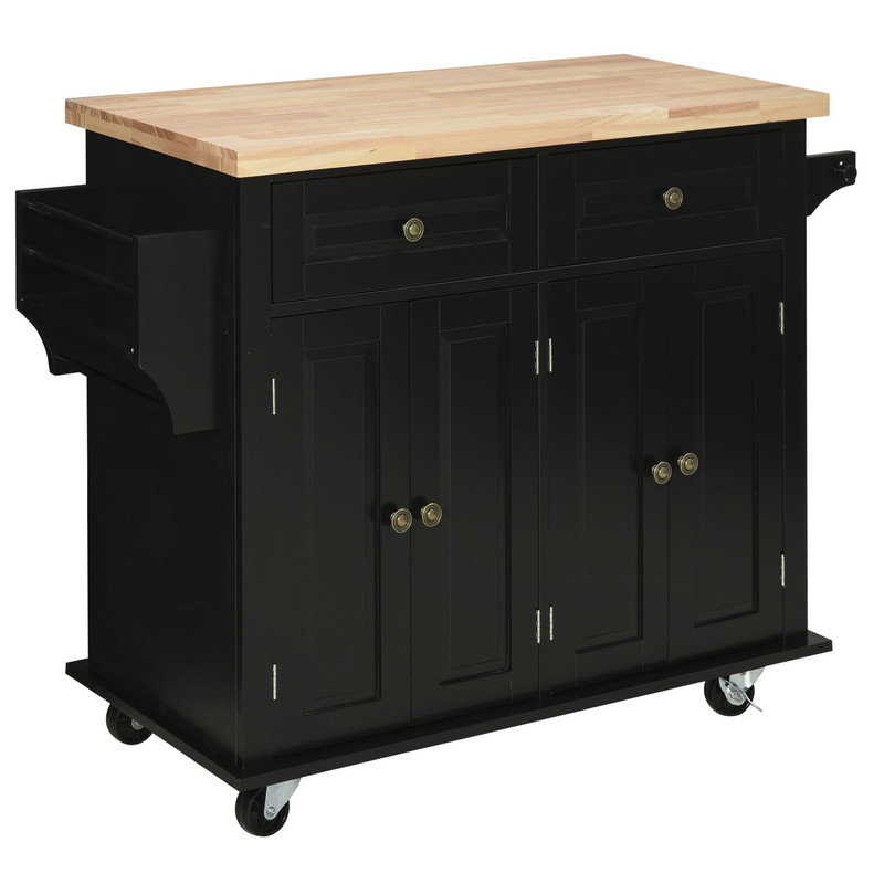 Kitchen Island, Black