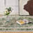 Washable Area Rugs Boho Floral Living Room Vintage Low Pile Indoor Carpet-602748389