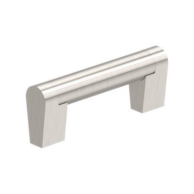 Poignée d'armoire en composite 3 pouces (76 mm) nickel satiné d'un centre à l'autre - paquet de 25