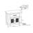 Dansby 1 Drawer, 2 Mesh Door Nightstand