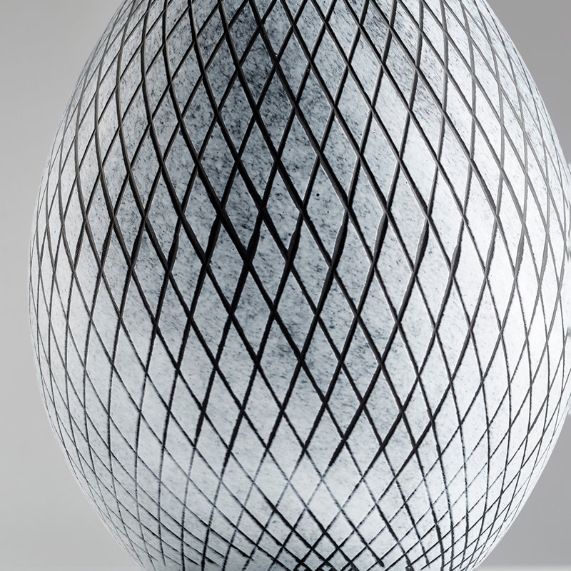 Bozeman Glass Table Vase, 11.25" H x 9" W x 9" D