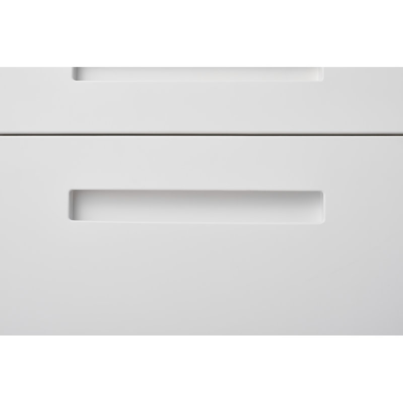 Mekala 15.75'' Wide 3 - Drawer Filing Accent, White