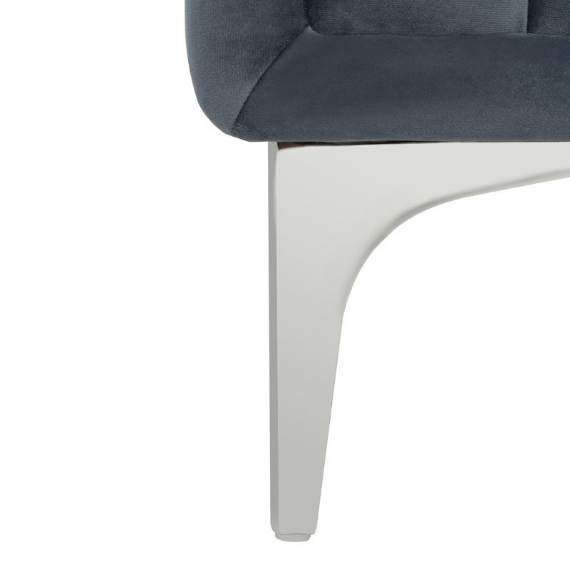 Florentino Upholstered 80'' Sofa, Dusty Blue Polyester