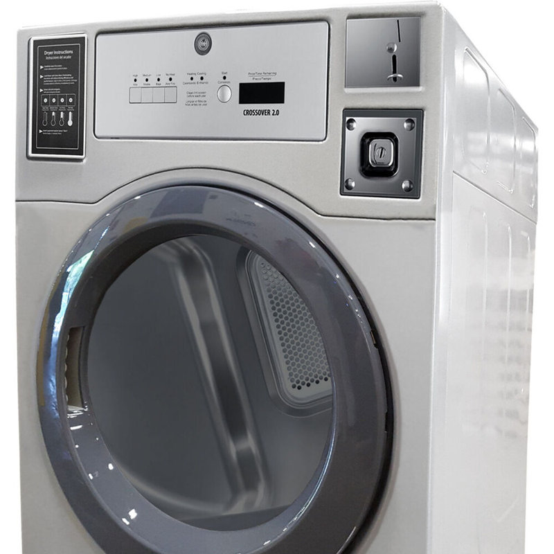 Industrial Coin-Operated Clothes Washer Dryer, Natural Gas