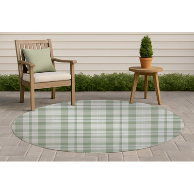 Tapis d'extérieur antidérapant Gen Plaid
