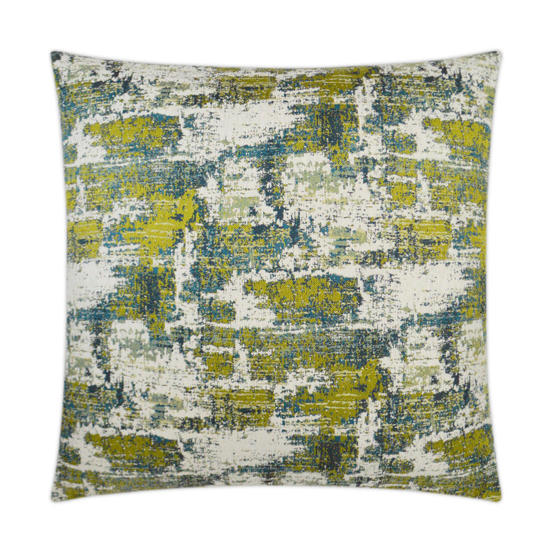 Abrash Pillow Cover & Insert, Mustard, Square 24"